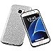 MEKO Galaxy S7 Case,Shiny Sparkle Glitter Bling Case -Built-in Glitter Soft Gel Flexible Firm Rubber Case [Scratch Resistant] for Samsung Galaxy S7- (Silver)