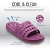 PVC-Slide-Sandals-for-Women-Beach-Flip-Flip-Lightweight-Water-Shoe-with-Open-Toe-Great-for-Showers-House-Slipper-Dorms-Outdoor-Use