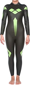 Arena レディース トライアスロン ウェットスーツ トリウエットスーツ フルスリーブ ネオプレン オープンウォーター水泳 アイアンマン Usat承認 ブラック Mサイズ Arena アリーナ ウェットスーツ Amazon