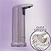 Homder Premium Automatic Touchless Soap Dispenser for Bathroom & Kitchen Countertops. Fingerprint Resistant Brushed Stainless Steel ,Hand Sanitiser compatible - (Pack of 2 Included Batteries)