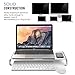 MoKo Monitor Riser Stand, Universal Aluminium Steady Monitor / Laptop / iMac / MacBook / PC Stand, with Keyboard Storage, SILVER