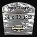 Mighty Gadget (R) 24x30 inch 100 Gauge Crystal Clear Dome Shrink Wrap Basket Bags for Gift Baskets - 10 Pack