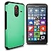 Lumia 640 XL Case, CoverON® [Slim Guard Series] Slim Dual Layer Armor Hard Cover Thin TPU Phone Case for Microsoft Lumia 640 XL - Teal & Black