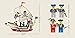ELA Enlighten Pirate Ship with 4 Mini-figures and great value 188pcs (304)
