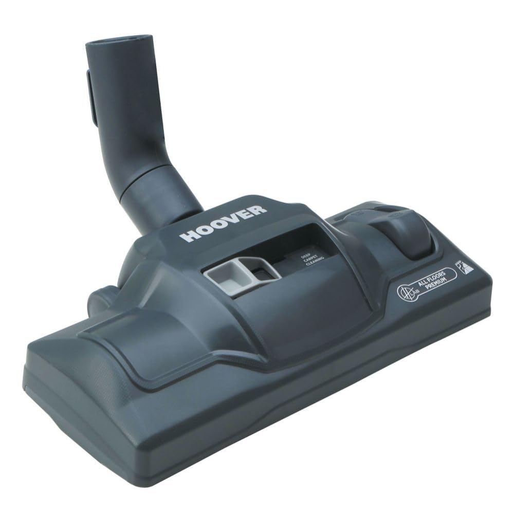 Hoover Vacuum Cleaner Nozzle for Carpets and Hard Floors, in Plastic, Black, Extra Filtering, Original Accessory and Spare Part, Compatible with Hoover Vacuum Cleaner Khross