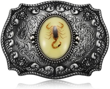 Amazon.com: KOORASY Belt Buckle for Men, Scorpion Animal Belt