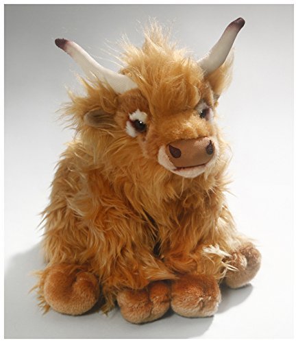 Carl Dick Cow, Highland Cow, 11 inches, 28cm, Plush Toy, Soft Toy, Stuffed Animal 2794