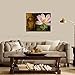 Sea Charm - Buddha Wall Art,Zen Painting Lotus Flower Pictures for Home Living Room Wall Decor,Framed Artwork Ready to Hang