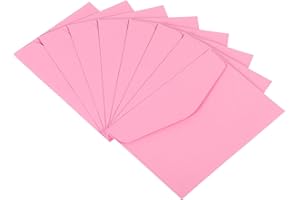 PATIKIL Mini Envelopes, 24 Pack Mini Gift Card Business Card Envelope for Small Note Cards Greeting Wedding, Pink