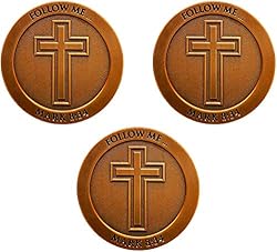 John 3:16 Coin, Bulk Pack of 3, for God so Loved