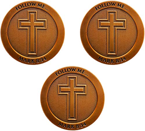 John 3:16 Coin, Bulk Pack of 3, for God so Loved