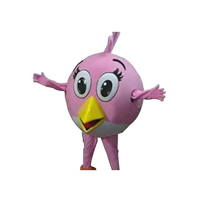 Stella Angry Birds Pink Mascot Costume Character Cosplay Party Birthday Halloween