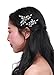 Missgrace Bridal Rhinestone Super Glitter Hair Pins Small Charming Headpiece Wedding Hair accessories-Women Hair Accessory For Wedding and Party (Pack Of 2)