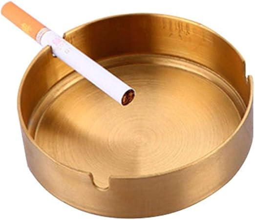 Amazon Com Lingyu Stainless Steel Metal Ashtray Outdoor Indoor