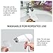 Adhesive Hooks, Nail free Ceiling hanger for kitchen and bathroom Transparent Heavy Duty Wall Hooks (10/Pcs)
