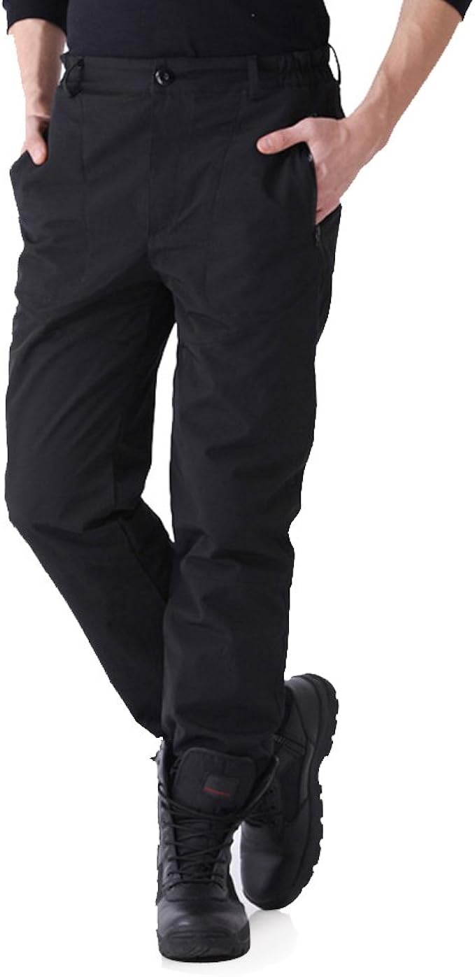 men's thermal lined cargo trousers