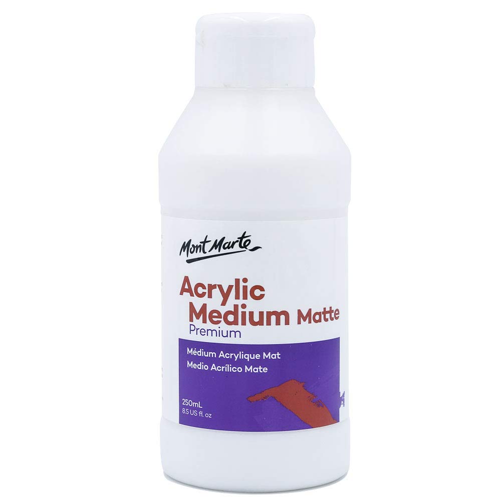 Photo 1 of Mont Marte Acrylic Medium - Matt 250ml