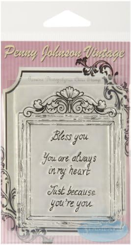 Penny Johnson Clear Stamp-Shabby Chic 3-1/2" 1 pcs sku# 1212848MA