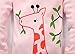 Babypajama Deer Little Girls' Pajamas Set 100% Cotton Organic pyjamas Pink Size 4 Years