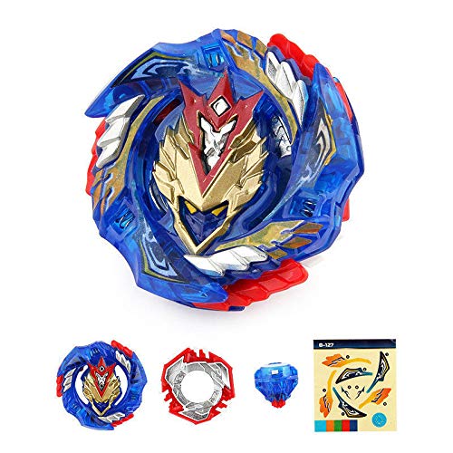 Children Battle Bey Tops B127 CHO-Z Valkyrie.Z.Ev with Booster Launcher Grip Blade
