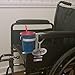 Vector Cup Holder -- Clip-on and Portable For Travel, Airplanes, Cafes, Desks, Tables and Wheelchairs