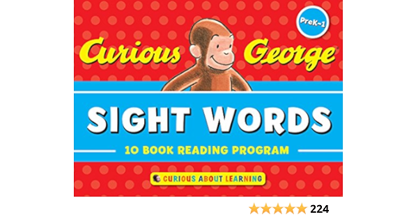 Amazon Com Curious George Sight Words 10 Book Reading Program Rey H A Books