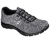 Skechers Relaxed Fit Empire Heart To Heart Womens Sneakers Black 8.5