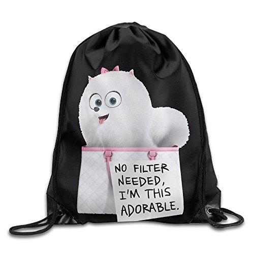 YYHU The Secret Life Of Pomeranian Sackpack Rucksack Shoulder Bags Sport Gym Bag - Great For Travel And Everyday Life