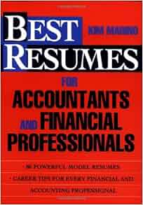 Best Resumes For Accountants And Financial Professionals