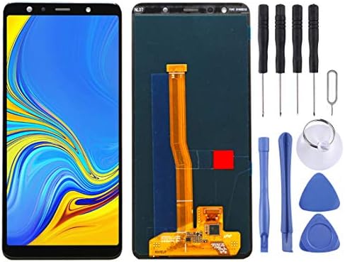 Weeksu New LCD Screen and Digitizer Full Assembly for Galaxy A7 (2018), A750F / DS (Black) (Color : Black)