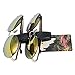 PLUSLOR Double Sunglasses, Glasses Holder Clip for Sun Visor - Conveniently Holds 2 Pairs of Sunglasses and 1 Parking Ticket