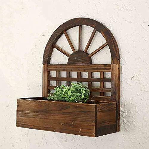 ウォールプランター プランターをハンギング屋内 屋外 外のための花のバスケットをぶら下げ ブラウンウッド植物のためにバスケットをぶら下げ ウォールプランターをハンギングプランター 壁プラントホルダー ウォールマウント Varnamtv In ウォールプランター プランターをハンギング屋内 屋外 外のための花のバスケットをぶら下げ ブラウンウッド植物のためにバスケットをぶら下げ ウォールプランターをハンギングプランター 壁プラントホルダー ウォールマウント Varnamtv In