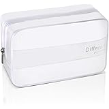 TSA Approved Large Clear Toiletry Bag for Traveling Carry on Airport Airline Compliant Bag Waterproof Cosmetic Bag for Women