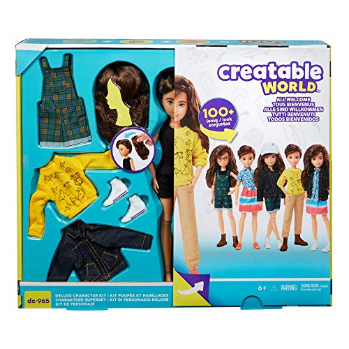 Mattel GKV46, Creatable World Deluxe Charakter Set, individuell gestaltbare Puppe DC-965 Mehrfarbig – Bild 7