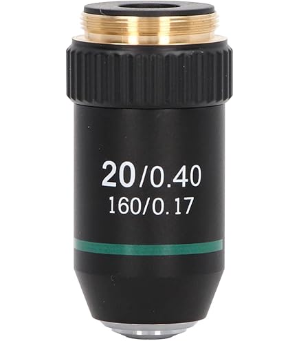 Amazon.com : AmScope 20X Plan Achromatic Objective Lens with