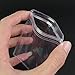 100 Pack - Multi Sizes Clear Resealable Zipper Bags Anti-Oxdation Jewelry Craft Storage Holder Case Pouches Zip Lock Flat Self Sealing Bracelet Rings Orangize Plastic Snack Candy Wrap (2.75x4.3 inch)
