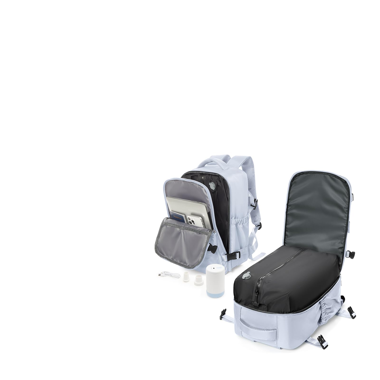 Photo 1 of (see images) winspansy Small Travel Backpack Storage Vacuum Compression Bags with Pump for Travel Storage Carry on