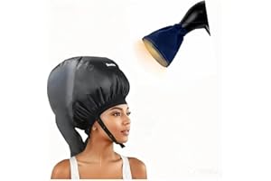 Adjustable Hair Drying Hoods， Net Plopping Cap with Drawstring for Drying Curly Hair， Plopping Cap Curly Hair with Drawstring