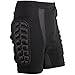 OMID Padded Shorts - Breathable Lightweight Hip Butt EVA Protective Gear Guard Pants Black