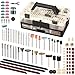 SPTA Rotary Tool Accessories Kit, 349Pcs Grinding Polishing Drilling Kits, 1/8