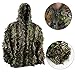 Upgrade Ghillie Suit Set, 3D Lifelike Super Lightweight Camouflage Clothing Outdoor Jungle Woodland Hunting for Youth and Adult