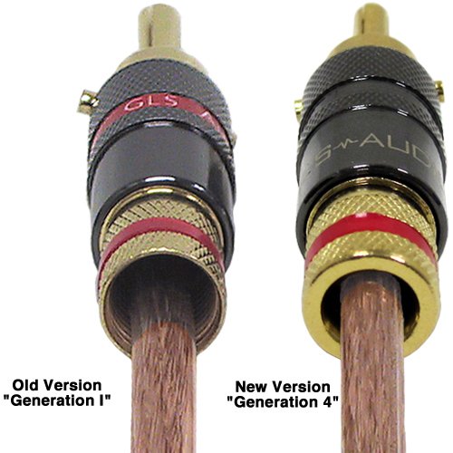 GLS Audio Locking Series Generation 4 Gold Connector Banana Plugs