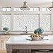 rabbitgoo Window Privacy Film, Decorative Static Cling Frosted Glass Film, Non-Adhesive Privacy Window Stickerfor Home Bathroom, Removable & Reusable, Flower Pattern, 35.4 x 78.7inches