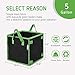 VIVOSUN 5 Pack 5 Gallon Square Grow Bags, Thick Fabric Bags with Handles for Indoor and Outdoor Gardenthumb 1