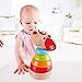 Hape Pepe Sound Stacker| Rainbow Wood Sound Stacker, Cute Puppy Animal Toy for Toddlers 12months and Up, Multi (E0448), L: 3.8, W: 3.8, H: 7.2 inch