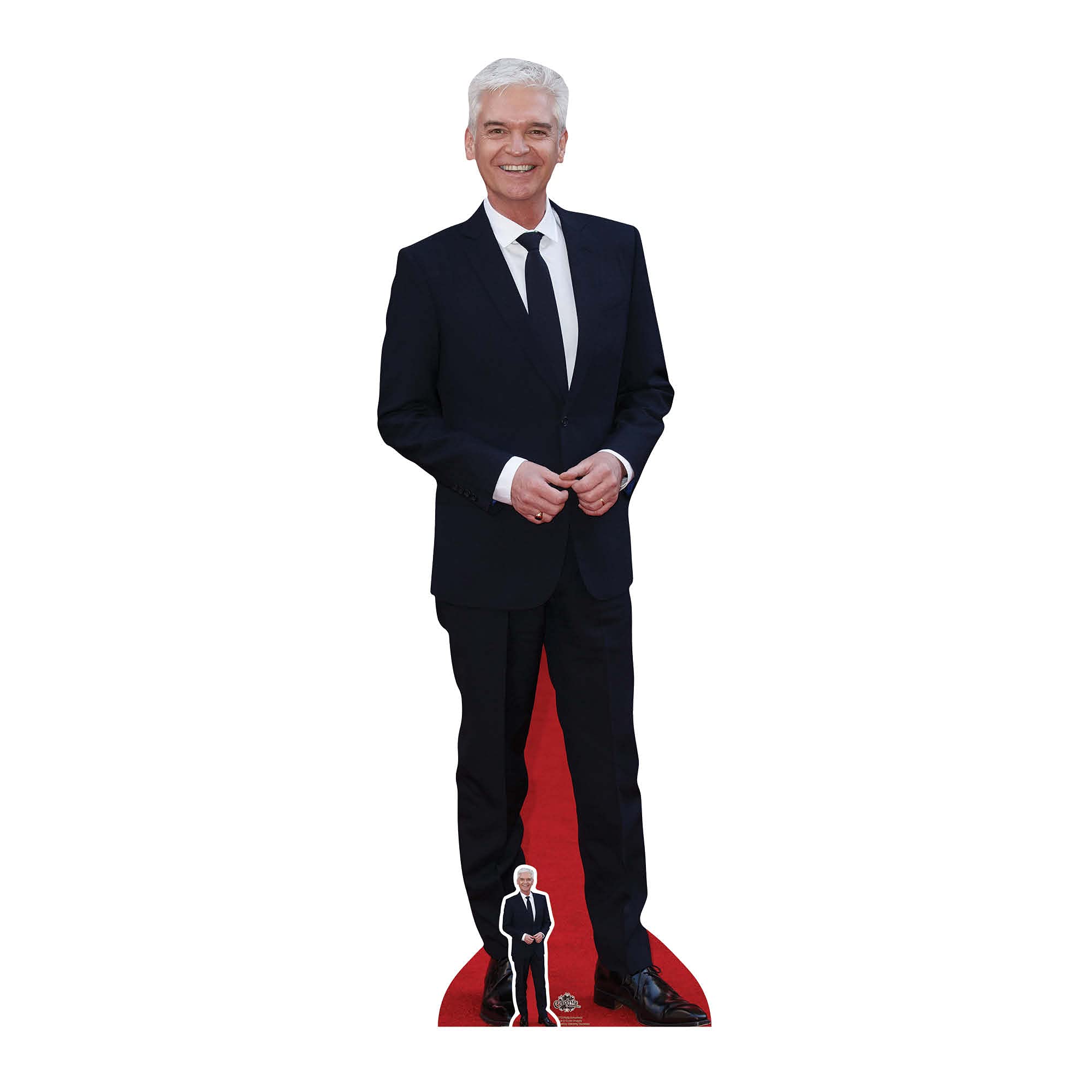 Philip Schofield Lifesized Cardboard Cutout with Free Table Top Height 183cm