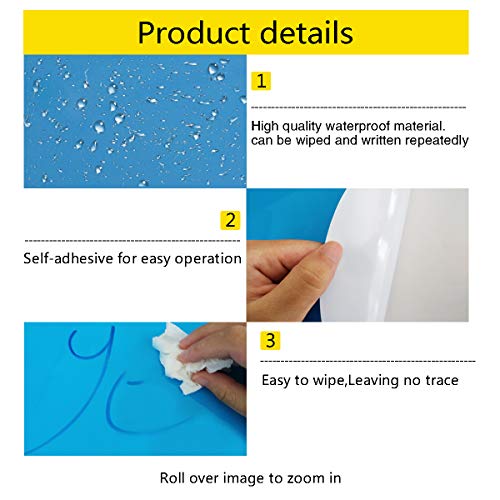 12 Pcs Colorful Dry Erase Circles White Board Marker Removable Vinyl Dot Wall Decal for Training School Teaching Progress, Family Message Board
