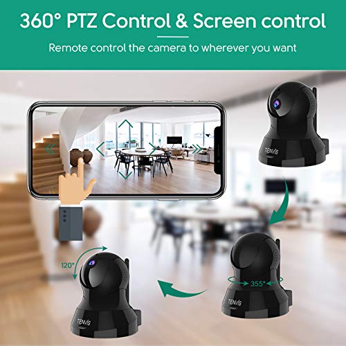 Pet Camera - TENVIS Pet Security Wireless Indoor Security Camera System w/Motion Detection, Two Way Audio, Enhanced… - Image 3