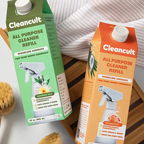 Cleancult AllPurpose Cleaner Refills, Orange Zest, 16oz, 3 Pack Made