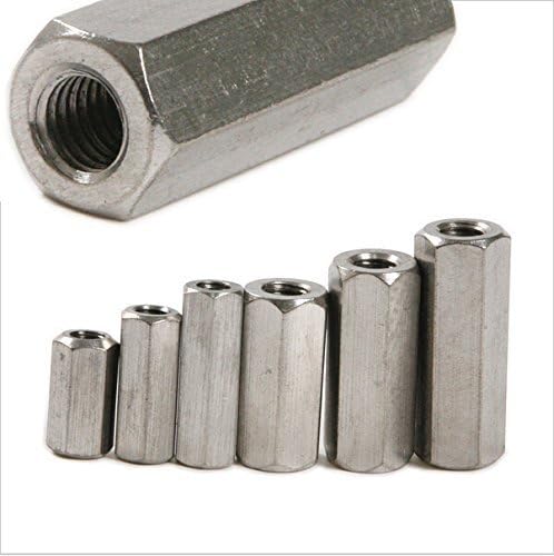 Letool 6pcs M6 M8 Stainless Steel Hex Screw Coupling Nut Standoff Spacer 20mm-40mm